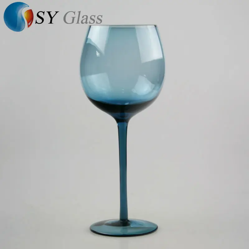 Wholesale Novelty Large Bowl Blue Color Wine Glass Buy Wine Glass Blue Wine Glass Novelty Wine Glass Product On Alibaba Com