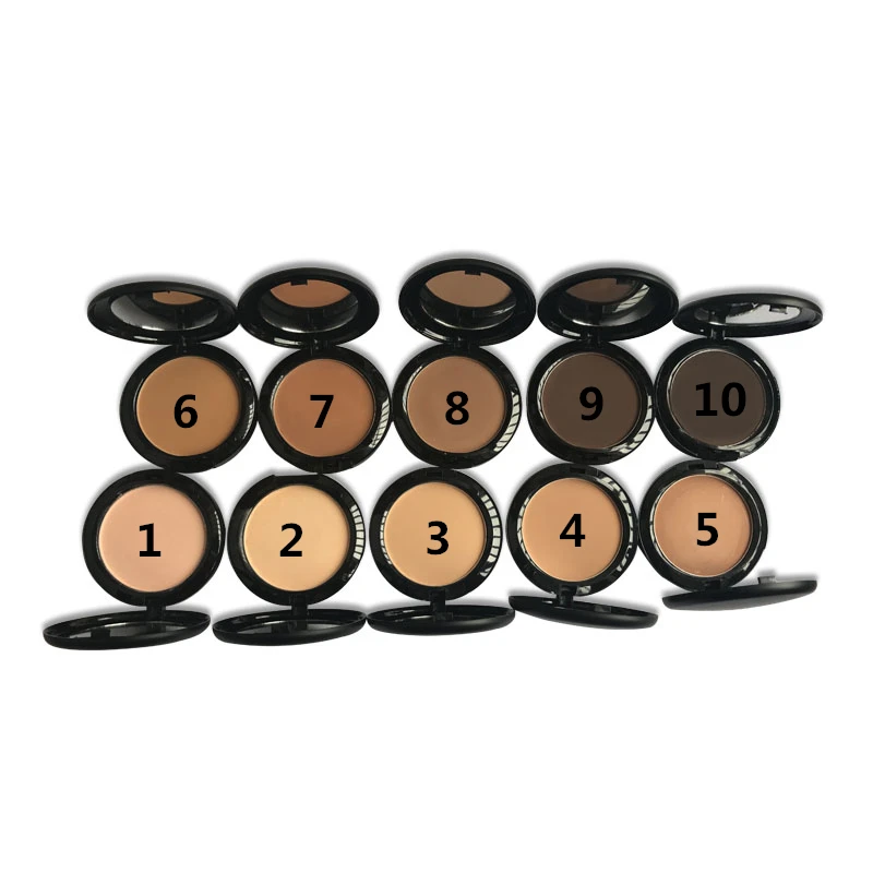 

High quality waterproof Whitening Face makeup compact powder private label, N/a