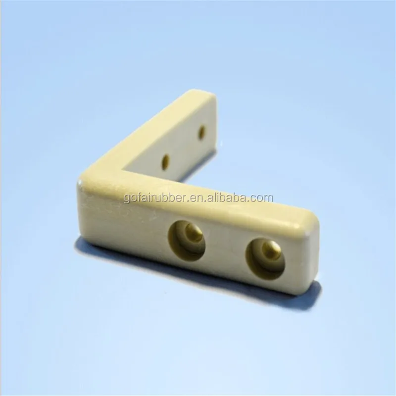 Brown 8" Rubber Equipment/cart Corner Bumper Square Bumper Rubber