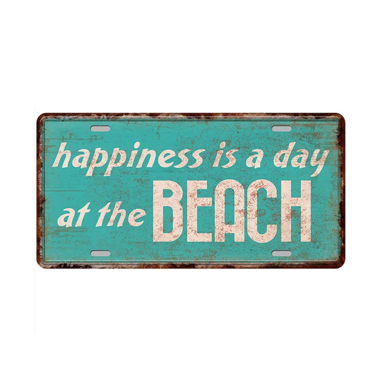 
Wholesale customized retro vintage metal tin sign for home decor 