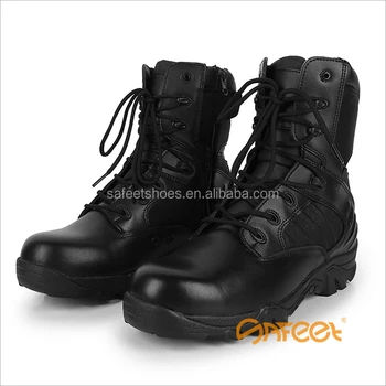 Genuine Leather Army Boots Security 