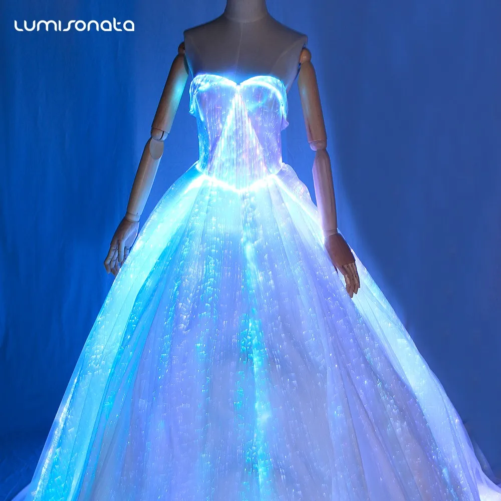 wedding dress with led lights