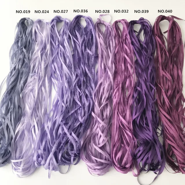 Mixed Base Ribbon Wholesale Silk Embroidery Ribbon Mixed Packs Of Pure Silk Ribbon ...