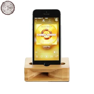 Wood Phone Stand Sound Amplifier