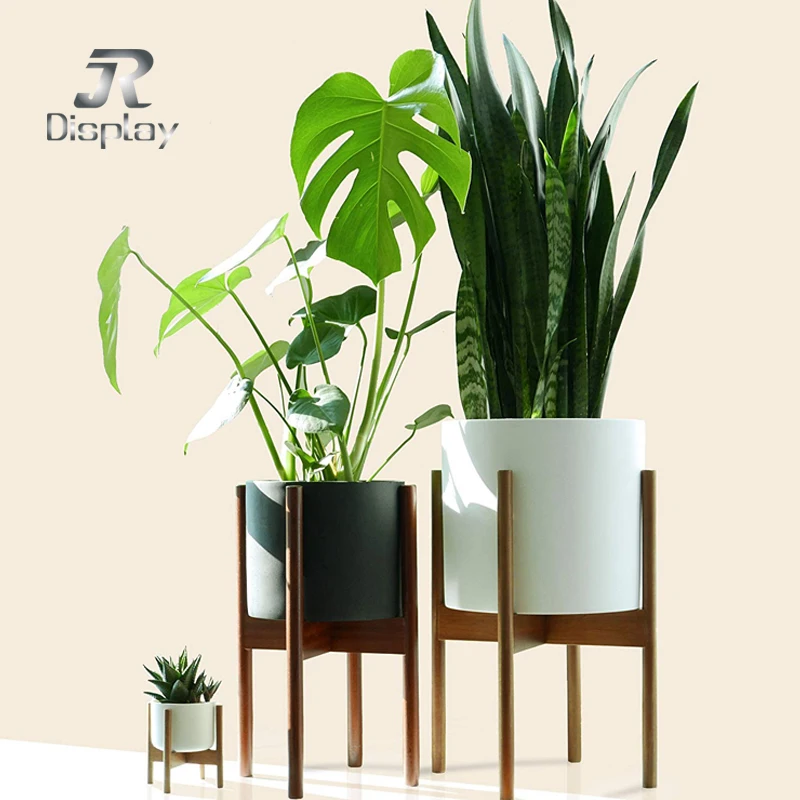 

Adjustable Modern Bamboo Plant Stand For Indoor And Outdoor, Antique dark