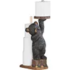 Hot Sale Personalized Handmade Polyresin Bear Toilet Paper Holder