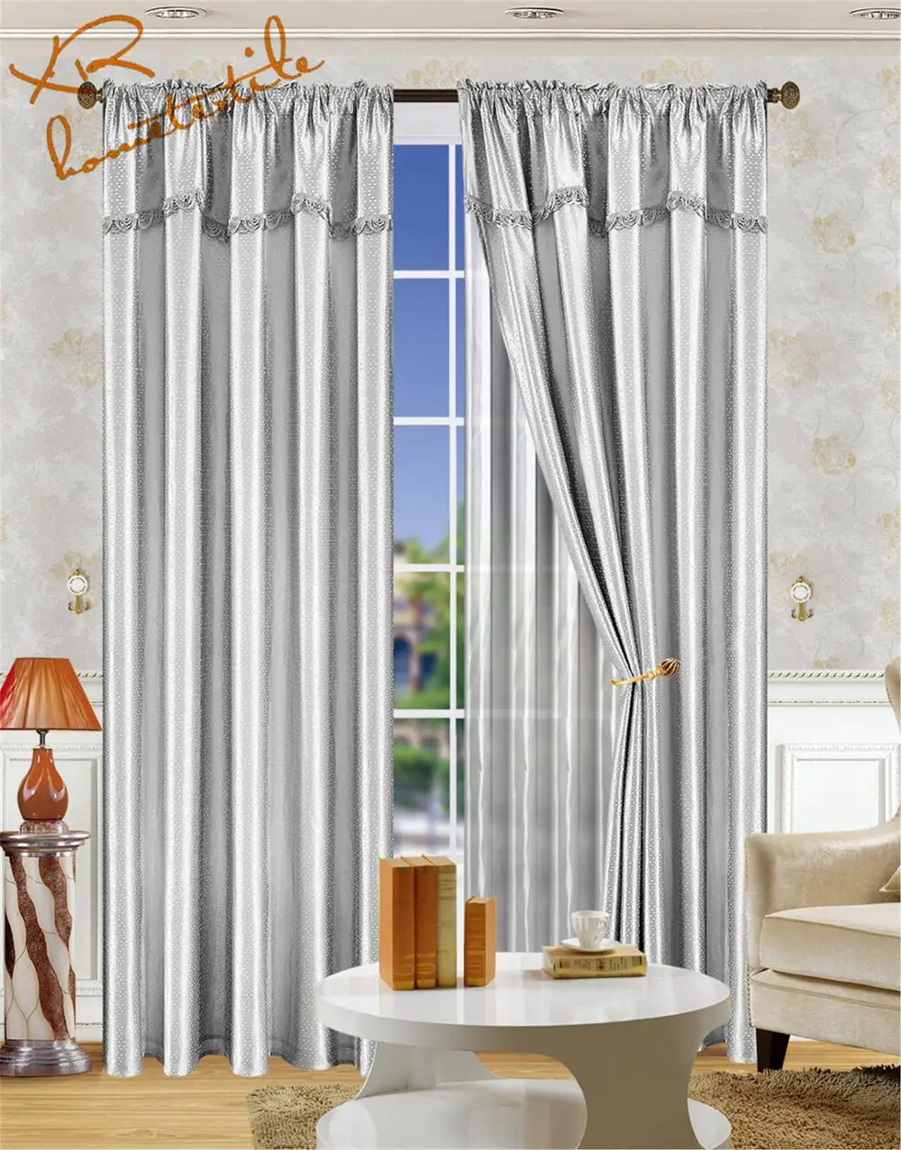 Coffee Kitchen Valance Curtain Set Factory Direct Sale Curtain