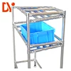 DY28 Heavy duty aluminium fifo pipe rack with Floors in Warehouse or Workshop Storage
