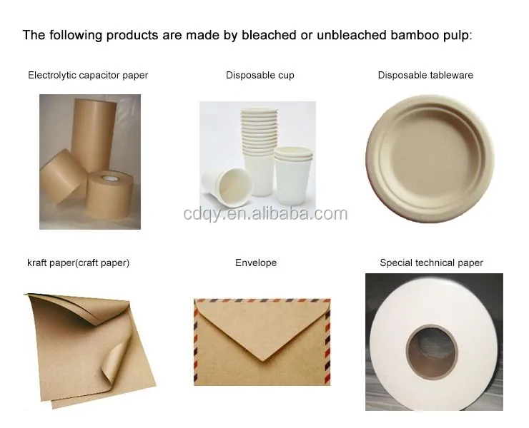 Fsc Unbleached Bamboo Pulp Raw Material For Making Toilet Paper Buy