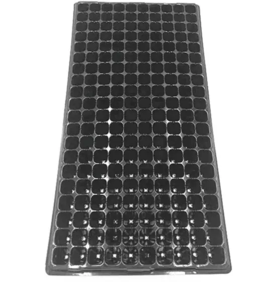 

Agricultural greenhouse plastic nursery seed pot seeding tray, Black