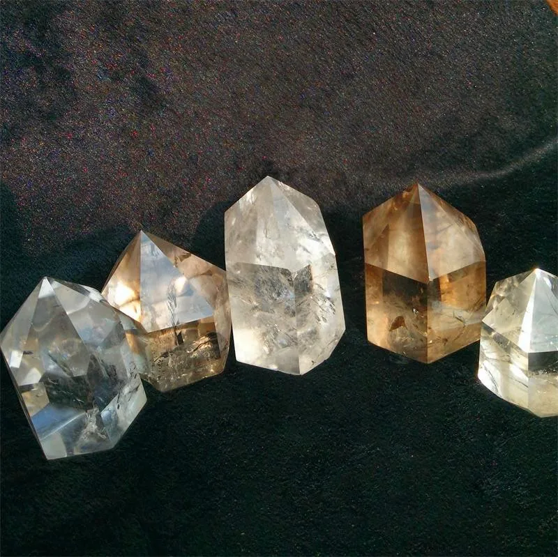 Free Standing Natural Polished Quartz Single Terminated Crystal Point