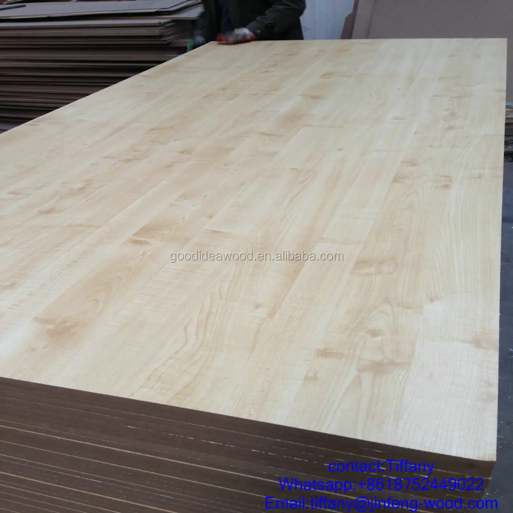 
high quality titanium white rough fiish 8mm thickness MDF and Melamine MDF 