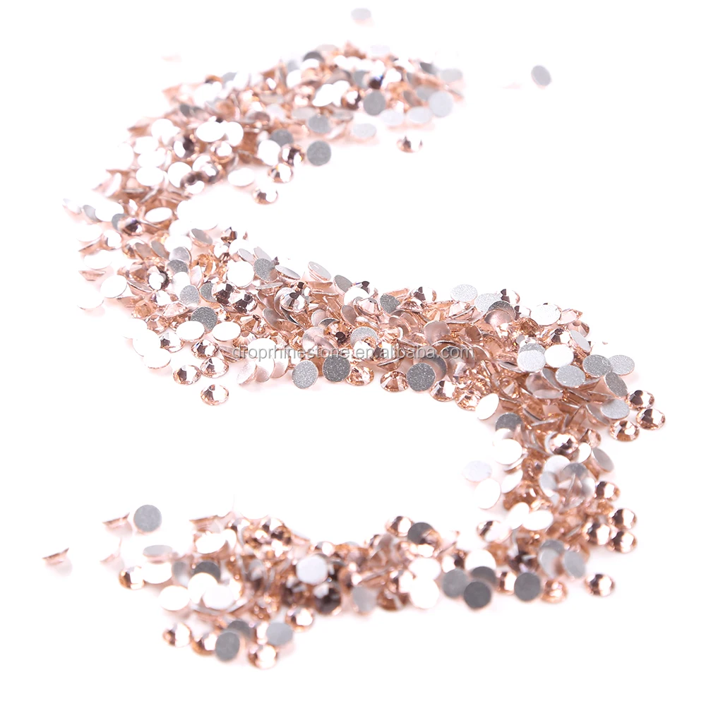 

excellent ss5 champagne non hotfix rhinestones, N/a