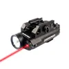 Tactical pistol red dot laser sight with LED flashlight combo