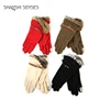Manufacturer supply cheap outdoor personalized nylon wool winter cold weather fashion gloves for women