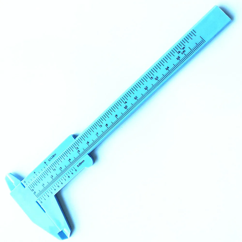 

plastic maneuverable callipers eyebrow ruler for microblading, White,blue,black,green