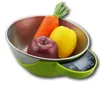 5KG Digital kitchen scale with stainless steel measuring cup