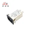 China Supply Single Phase Electromagnetic AC Socket EMI Plug RFI Filter