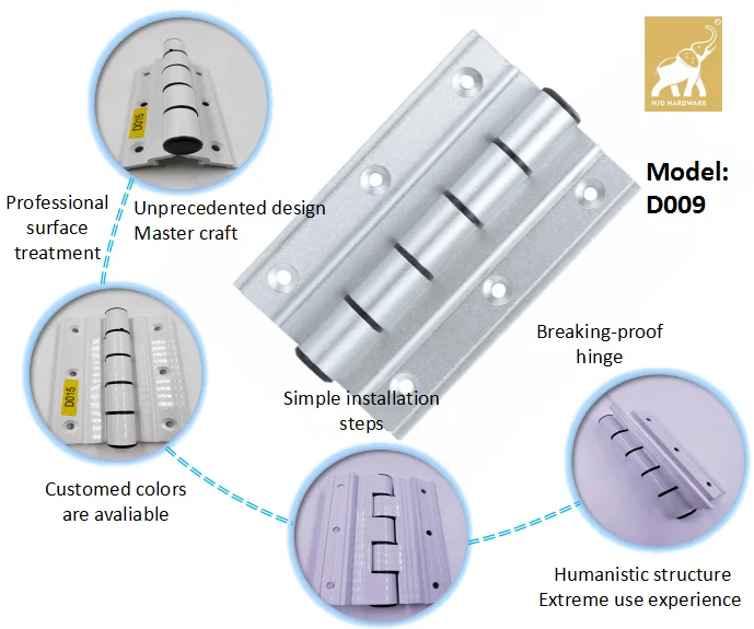 Windouw and door hinge Durable hinge Aluminum profile Powder coating  D009