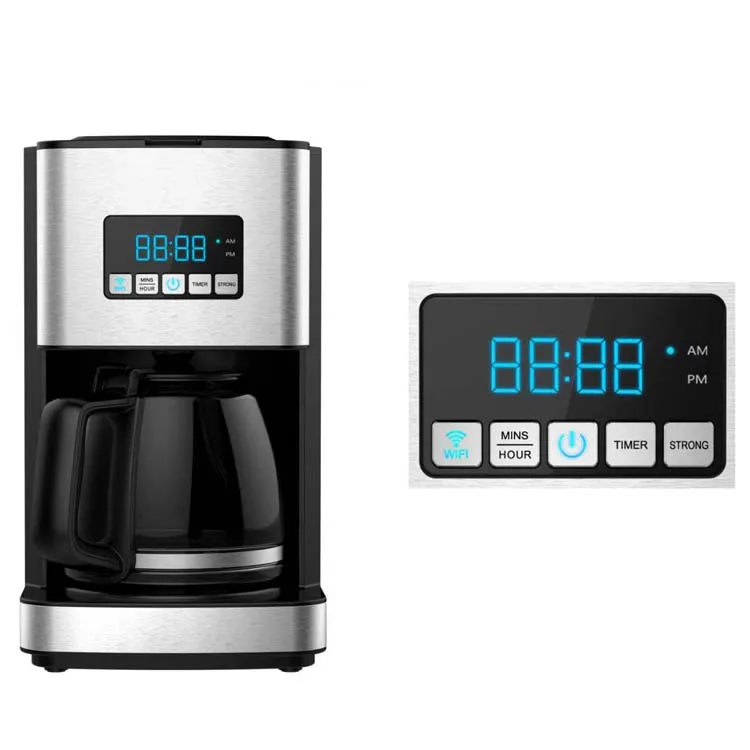 
2019 New design wifi function programmable timer professional1.8l electric drip coffee makr smart coffee maker machine 