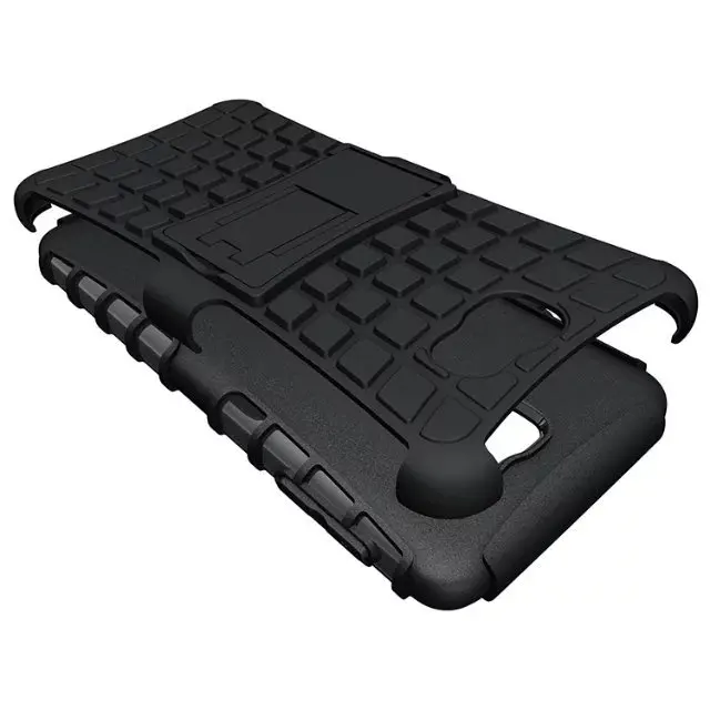 shockproof TPU+PC 2in1 tire pattern bracket cover phone case For Samsung Galaxy J7 Prime