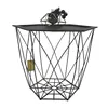Highest demand products Economical and practical black wall side table
