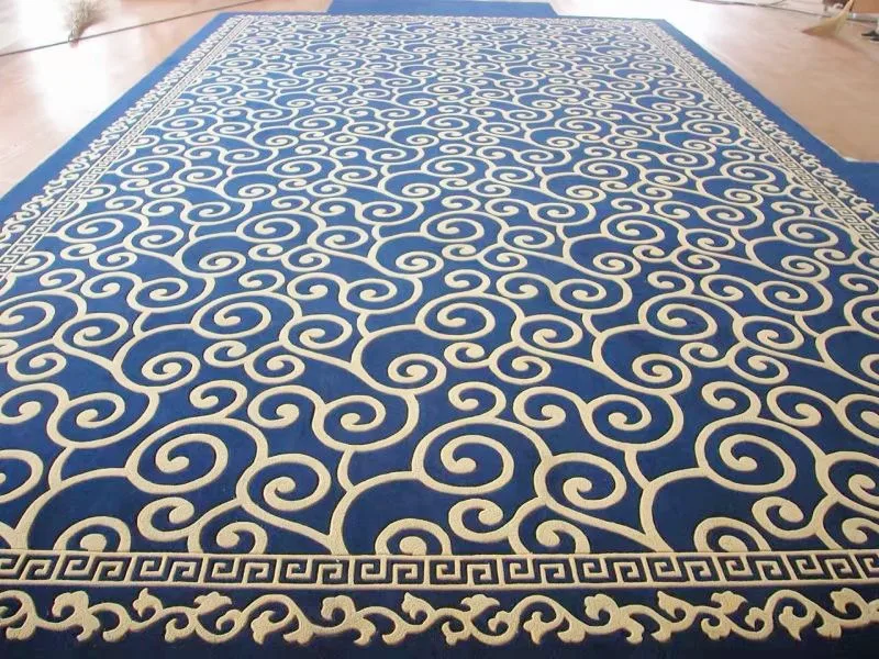 Luxury 5 Five Star Hotel Carpet Fire Resistant Custom Pattern Wall To Wall Ballroom Handmade