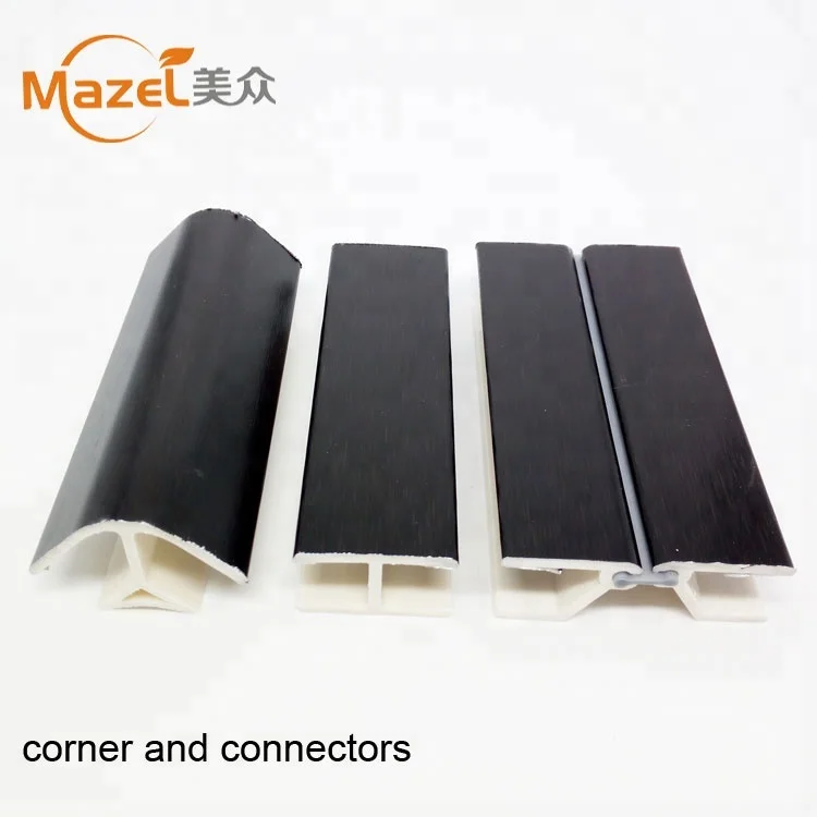 
Kitchen cabinet floor kick board black plastic skirting board 