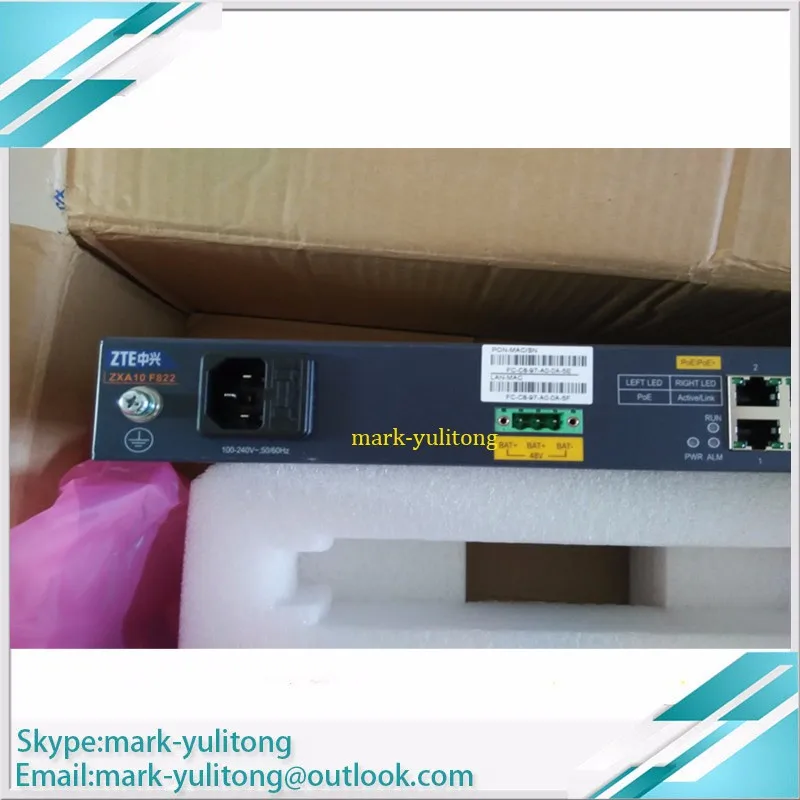 zxa10 zte f822-16 16fe 16 ports with 16 voice onu epon optical
