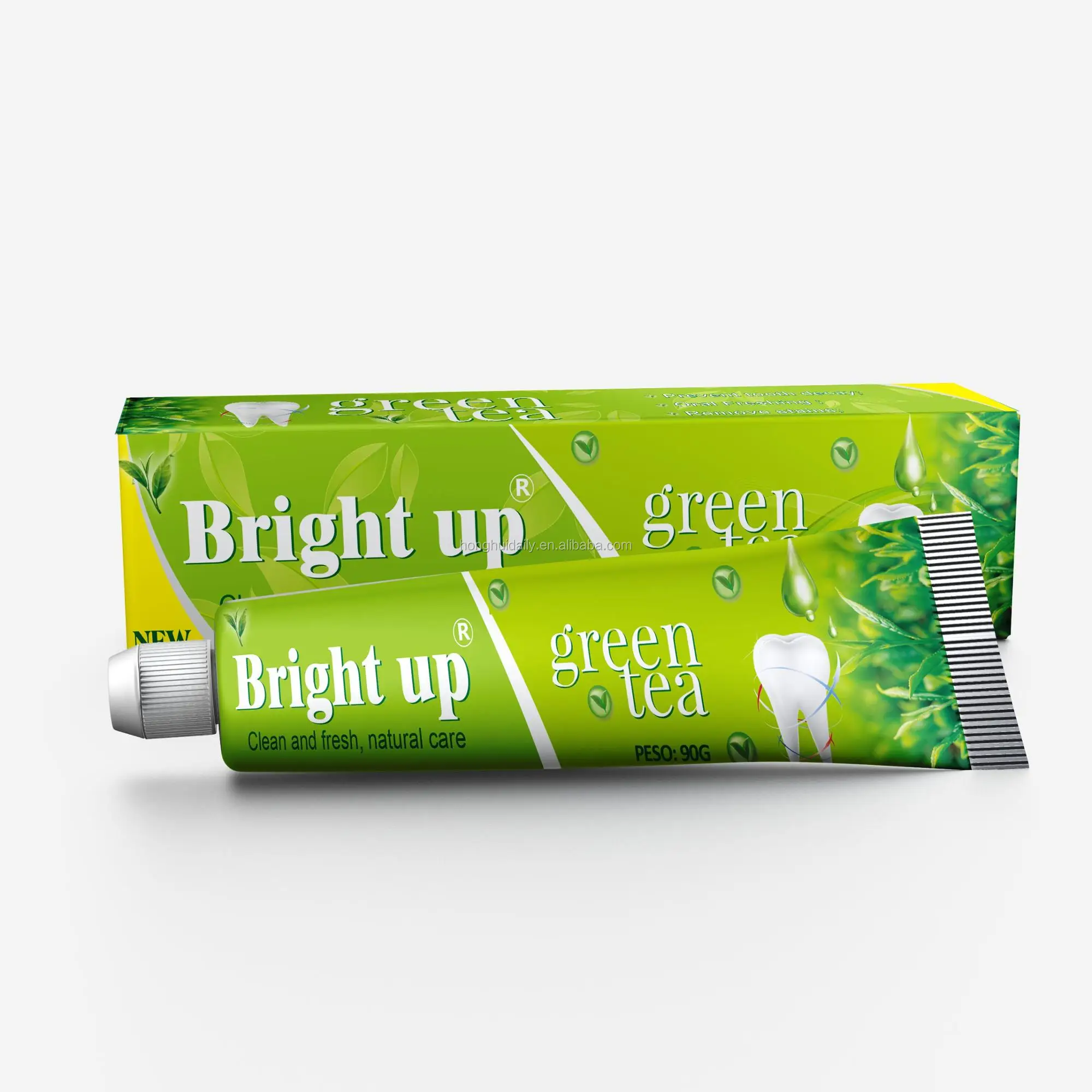 Green Tea Organic Toothpaste Double Oral Fresh Deep Clean Toothpaste