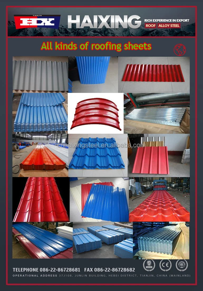 Metal Building Materials/colorful Sheet Metal Roofing Cheap Price Buy
