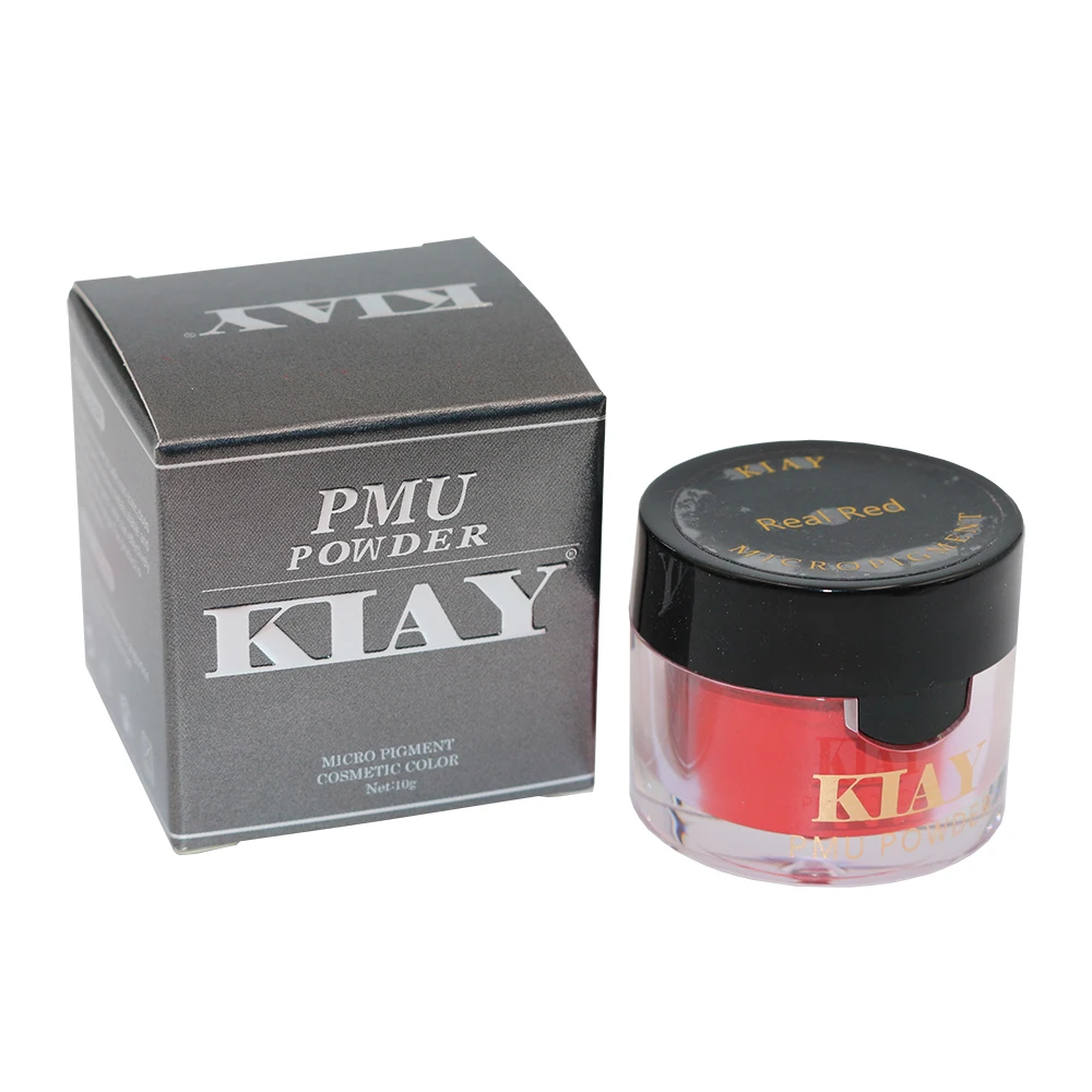 

2019 Kiay pure plant extract tattoo permanent makeup PMU microblading powder pigment, All of color you need