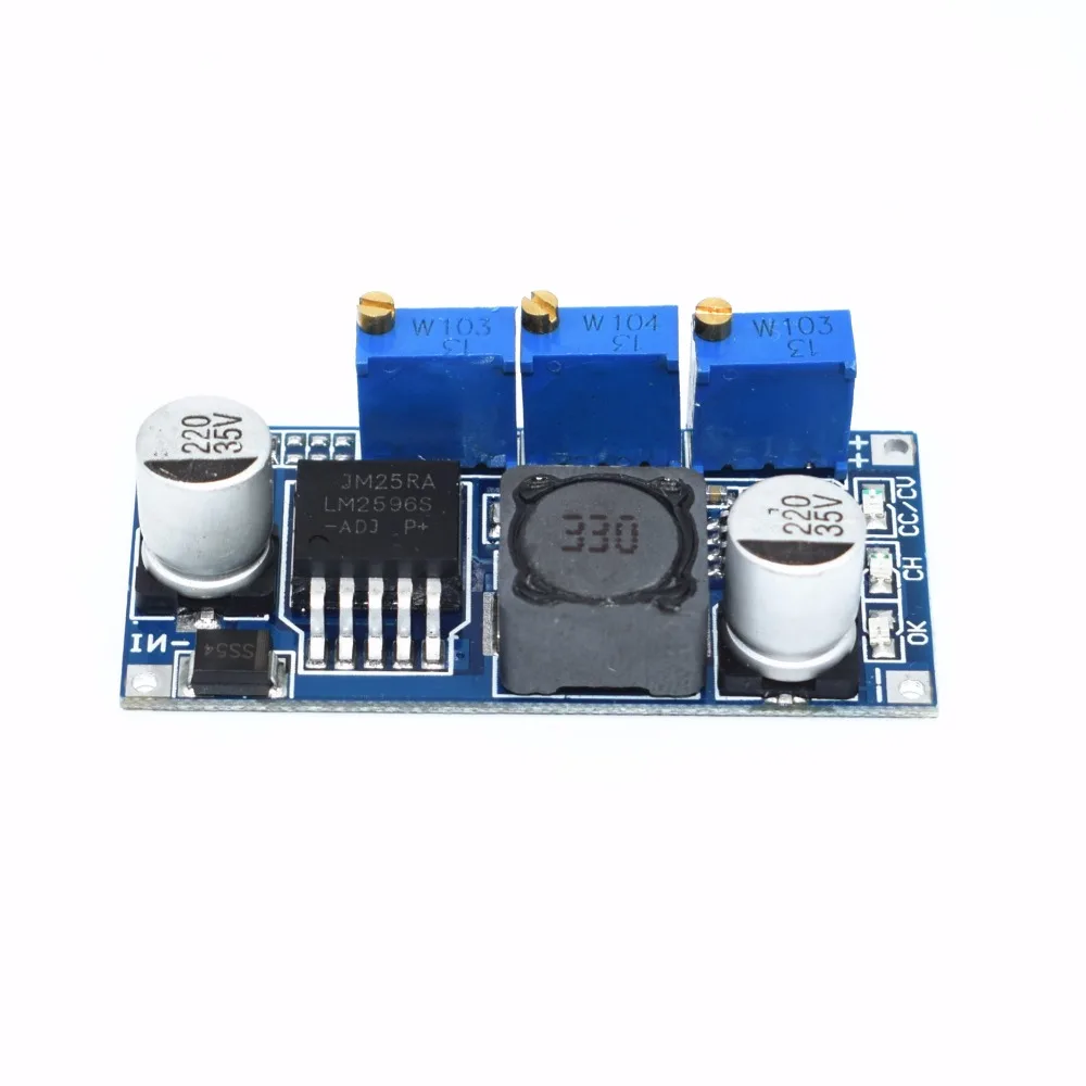 LM2596 LED Driver DC-DC Step-down Adjustable CC/CV Power Supply Module