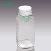 PET material silicone bottle cap silicone cap salad jar plastic containers for honey 8 oz plastic jars silicone squeeze bottle