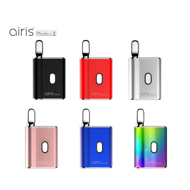 

Original Airis Mystica II Box Mod 450mAh VV Battery Mystica V2 Vaporizer Pen for Thick Oil Cartridges 510 magnetic, Red;black;sliver;blue;gold;rainbow