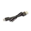 1.5ft Black Compact Customice Small Short Phone Wire Charging Cable Micro