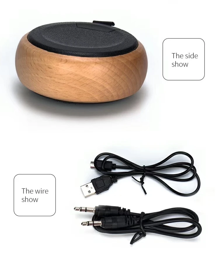 Fashion 2020 Bamboo/wooden Bluetooth Speaker Mini Speaker Good For Gift ...