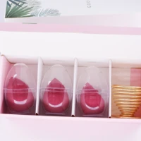 

Beauty Sponge Blender Package Teardrop Sponge with Storage Box Non-latex Cosmetic Sponge