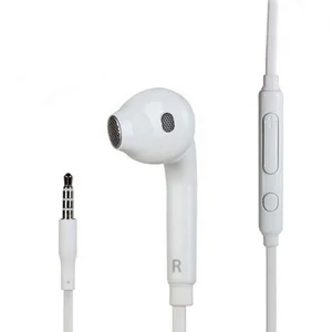 White In-ear Earphone Handfree Stereo Headset for Samsung S6
