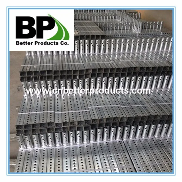 HS-1-A aluminum sign brackets for round posts