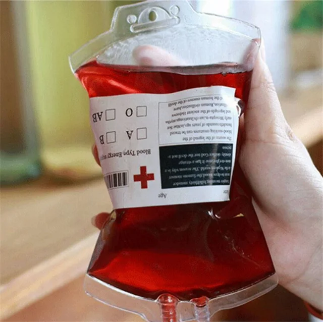 万圣节 pvc 清除空饮料血袋制造商