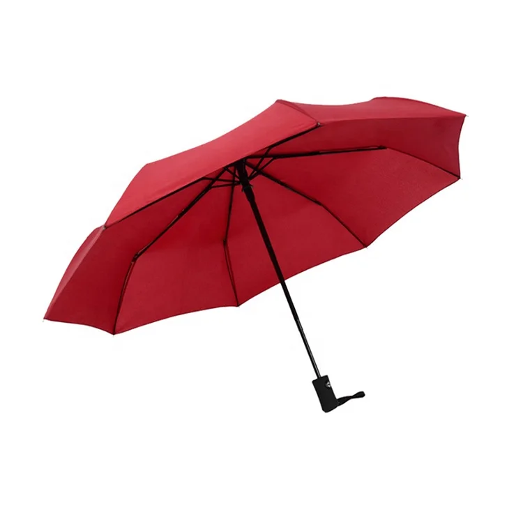 

Automatic folding mini umbrella OEM windproof personalized customized parasols fashion strong payung travel with printing logo, Stock fabric color or custom