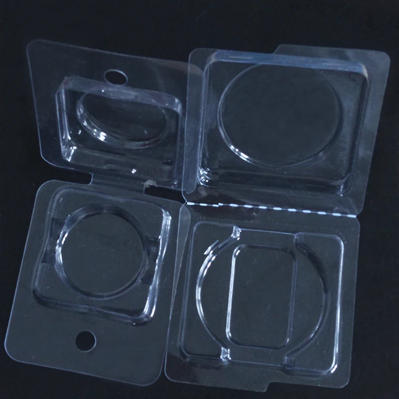 

Empty eyeshadow blister packaging to protect eyeshadow plastic case in 36mm size