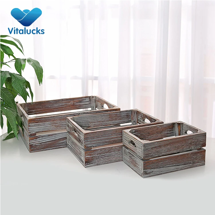 Wholesale handicraft inexpensive wooden crates wholesale