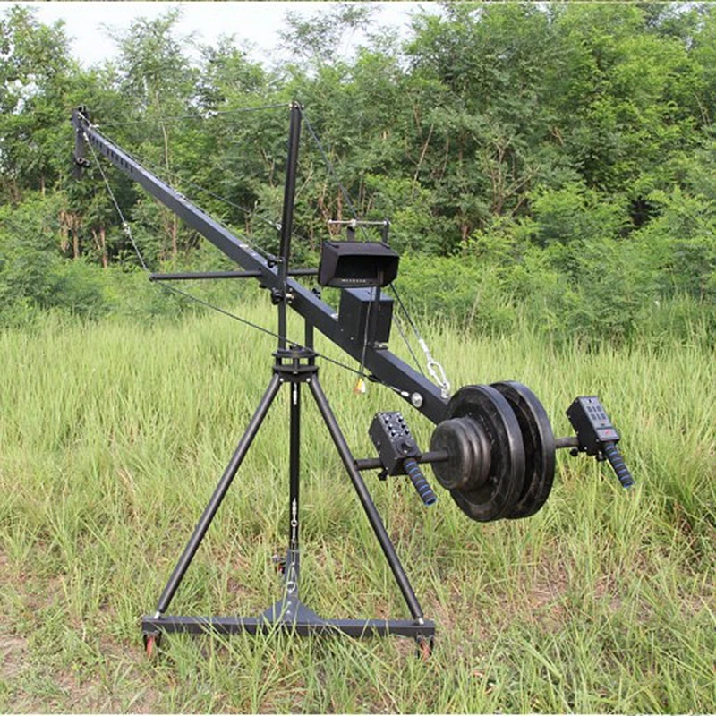 

Factory Supply Film Shooting 6m 3-Axis Motorized head Portable Mini Video Camera Jib Crane For sale