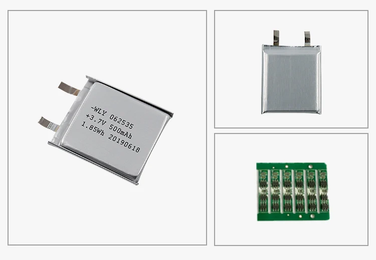3.7v 500mah 1.85wh Lipo Battery