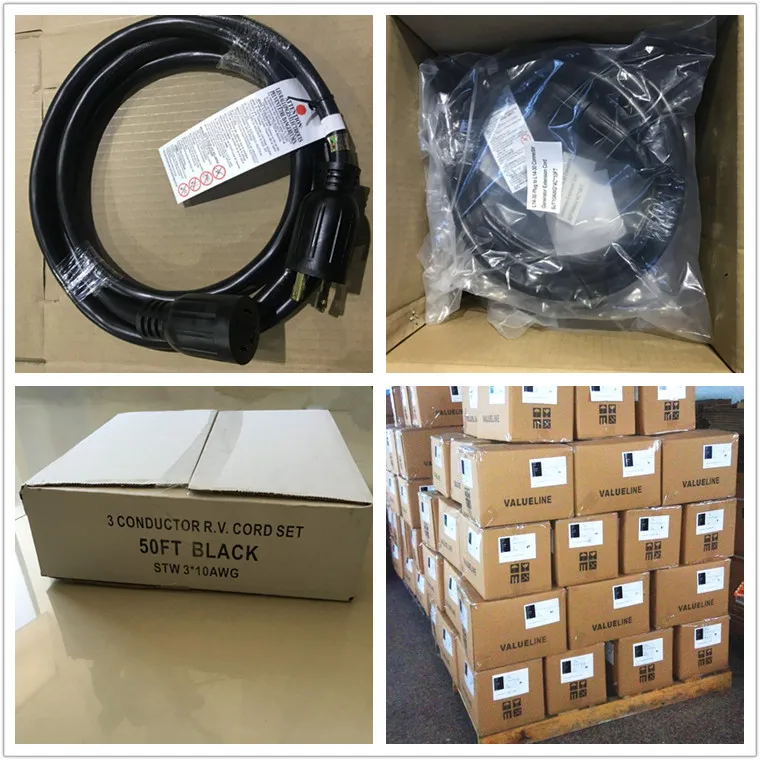 10ft L1430 Plug To L1430 Connector Nema L1430 Generator Extension