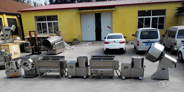 Small Potato Chips Frier Equipment Potato Chips Making Machine For Home