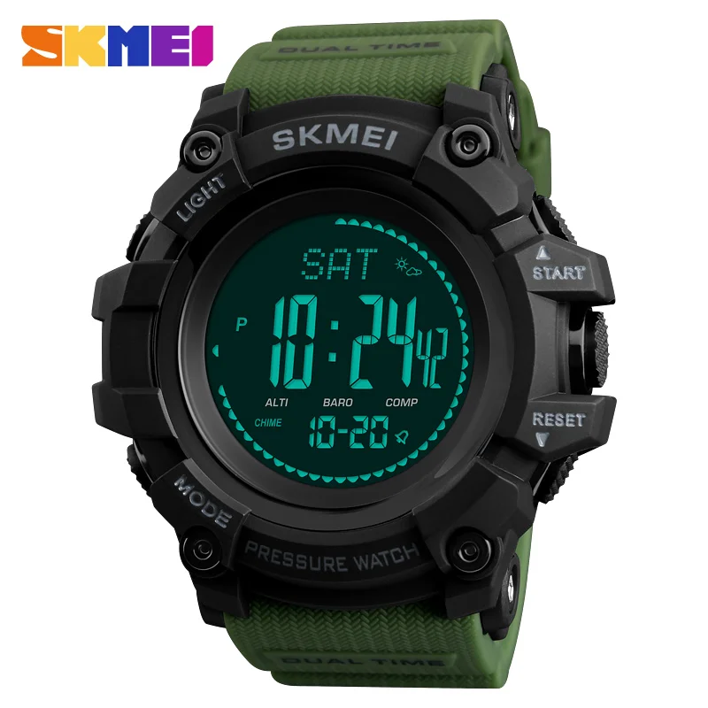 

Relojes Hombre Men Dual Time Altimeter Watch Skmei 1358 Thermometer Watches Multi-function Digital Outdoor Sport Watch, N/a