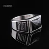 Wholesale Cheap 316l Steel Ring W/ Stone